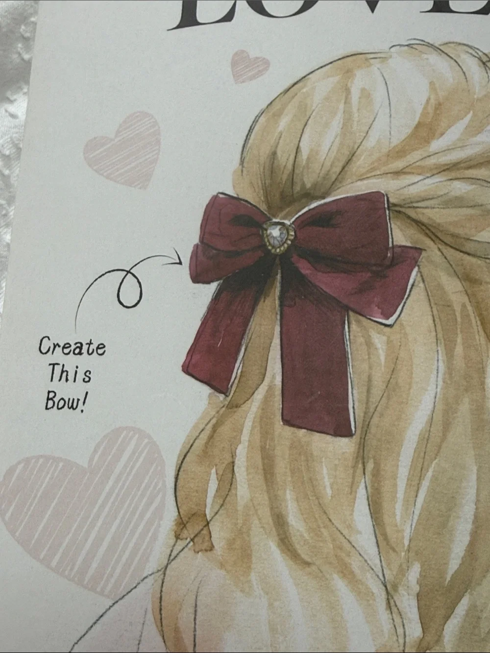 Lovete be mine Hair Bow Tying Set